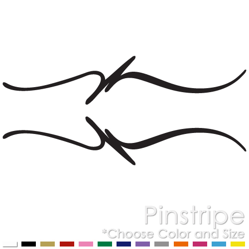 PINSTRIPE SET CHOPPER BIKE FENDER TANK CAR WINDOW VINYL DECAL STICKER (PS-23)