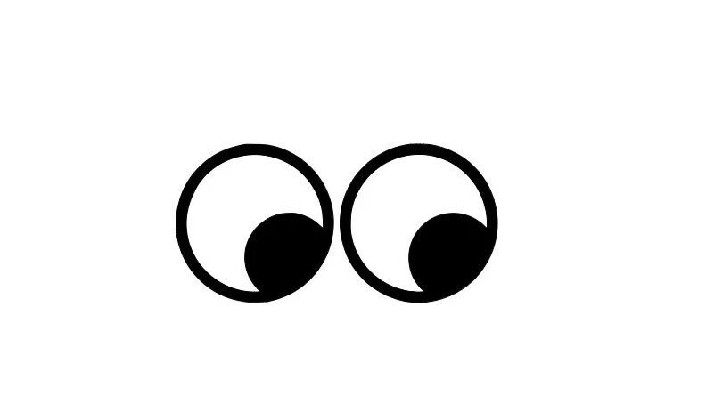 Googly Eyes Vinyl Die Cut Decal Sticker – Look See Vision Funny