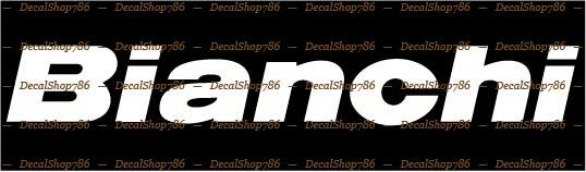 Bianchi Bikes – Outdoor Sports – Bicycles – Vinyl Die-Cut Peel N’ Stick Decals