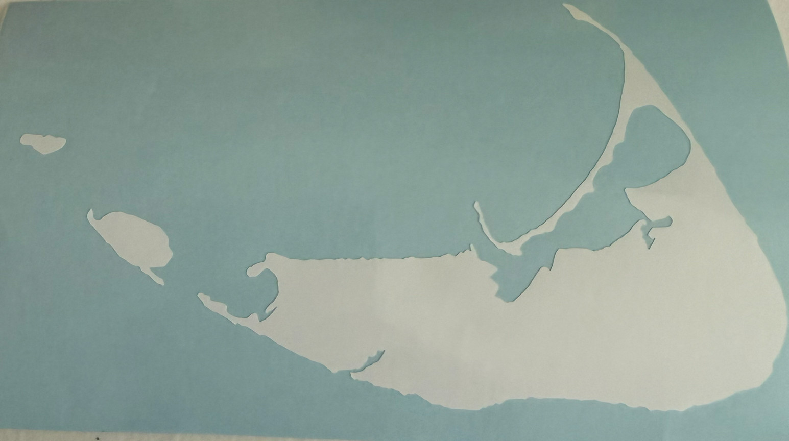 Pair – Nantucket Decal Massachusetts Cape and The Islands ACK