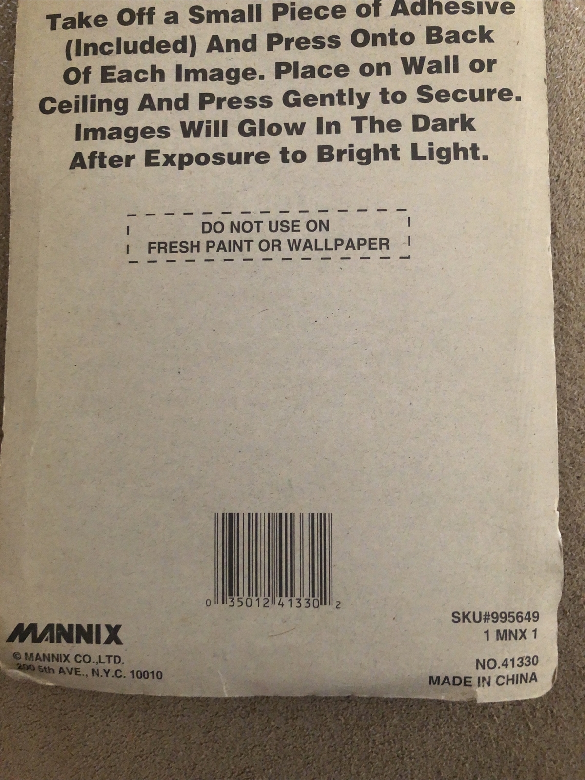 Wizard World Glow In The Dark Wizard Wall Stickers Decors 90s NIP Set