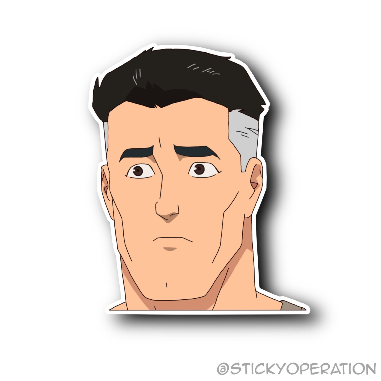 Omni Man Invincible «Pretty Sure» vinyl decal sticker