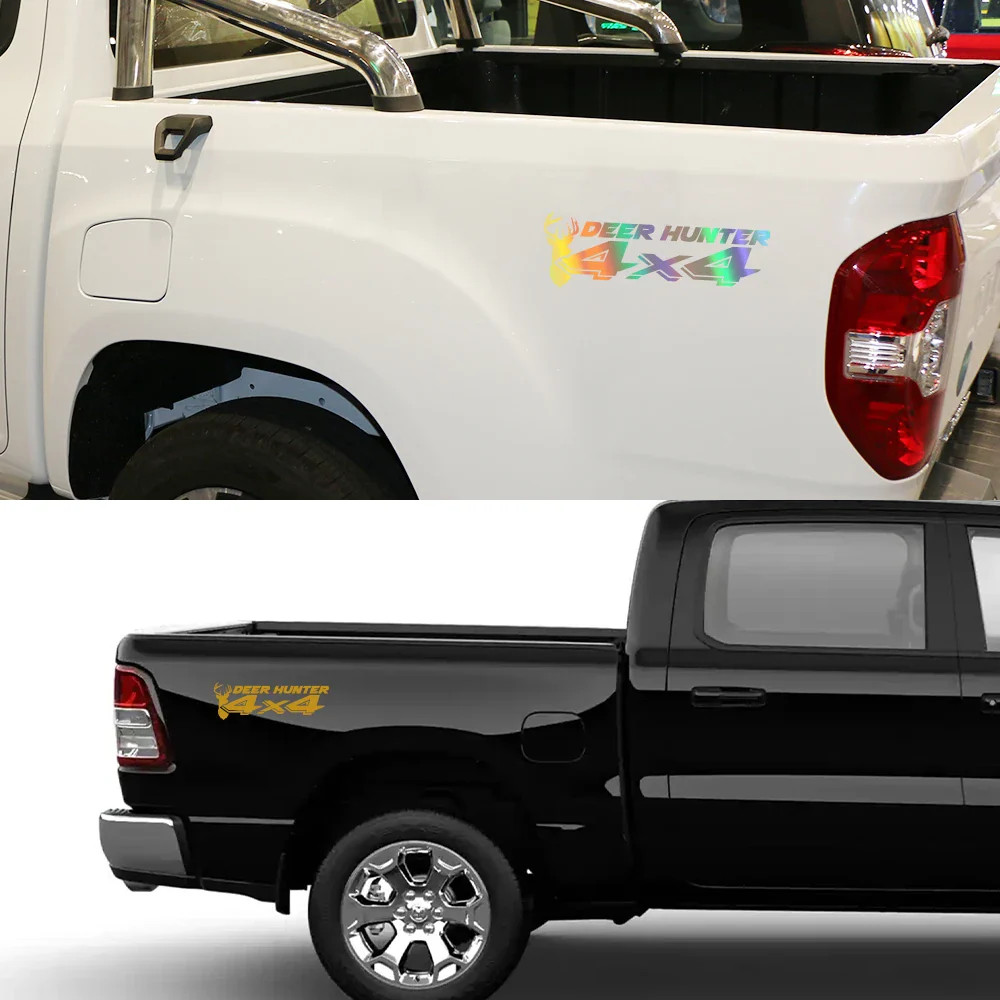 Aftermarket Deer Hunter 4×4 Sport Decal | Universal Pickup Sticker for Ford F-15