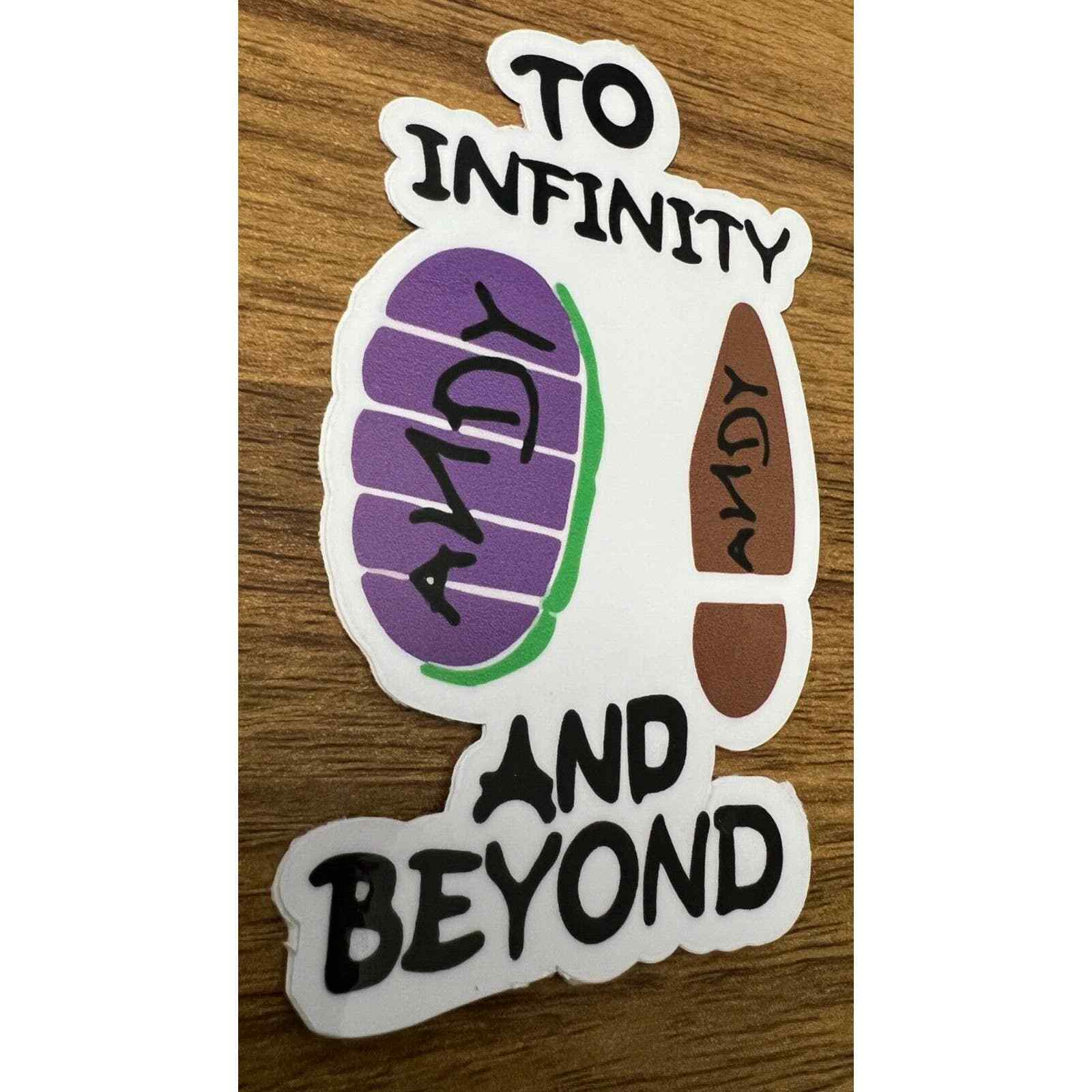 Toy Story | Infinity and Beyond | Buzz Lightyear | Vinyl Sticker | Decal