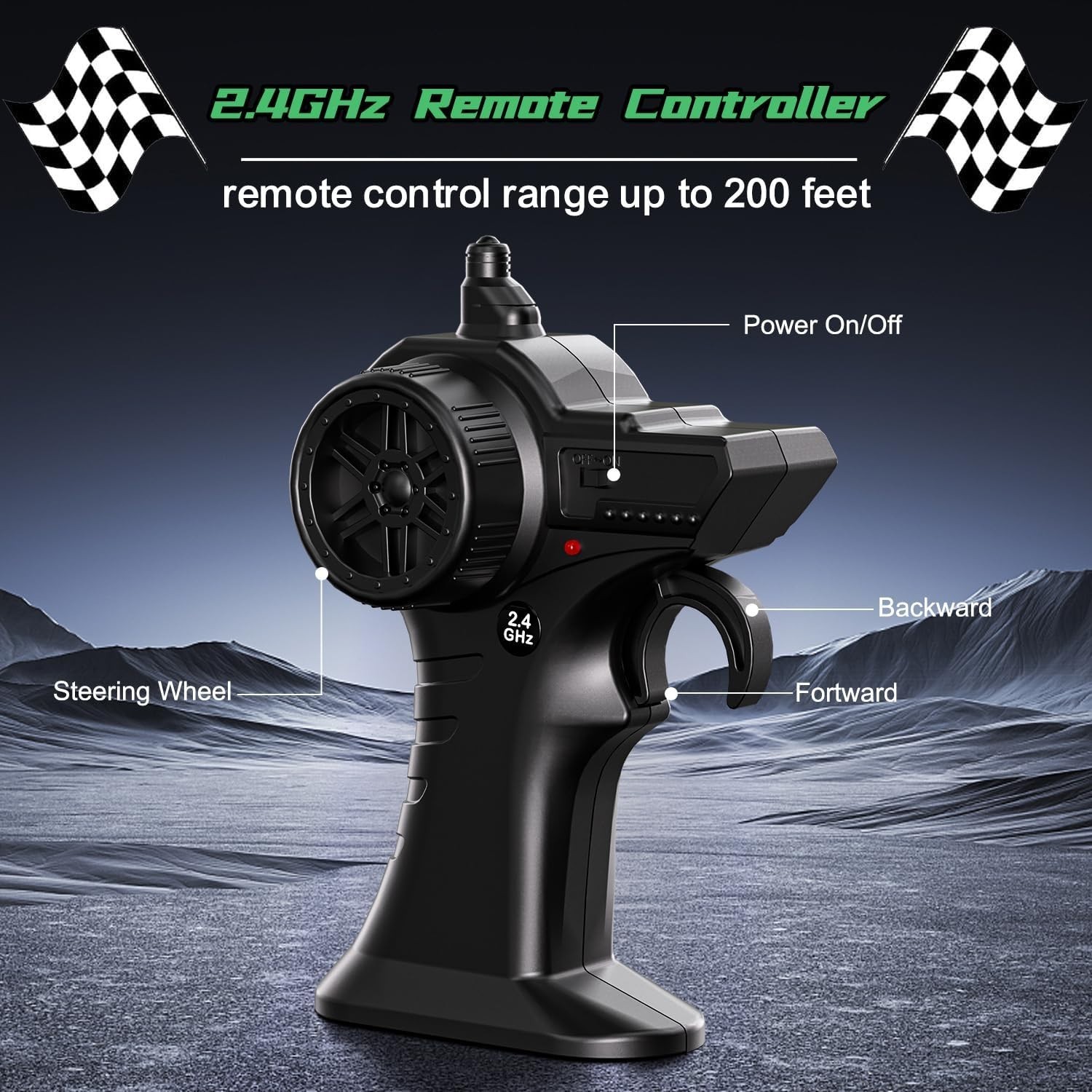 Remote Control Car RC Cars All Terrain Monster Truck, Outdoor 2WD Off…