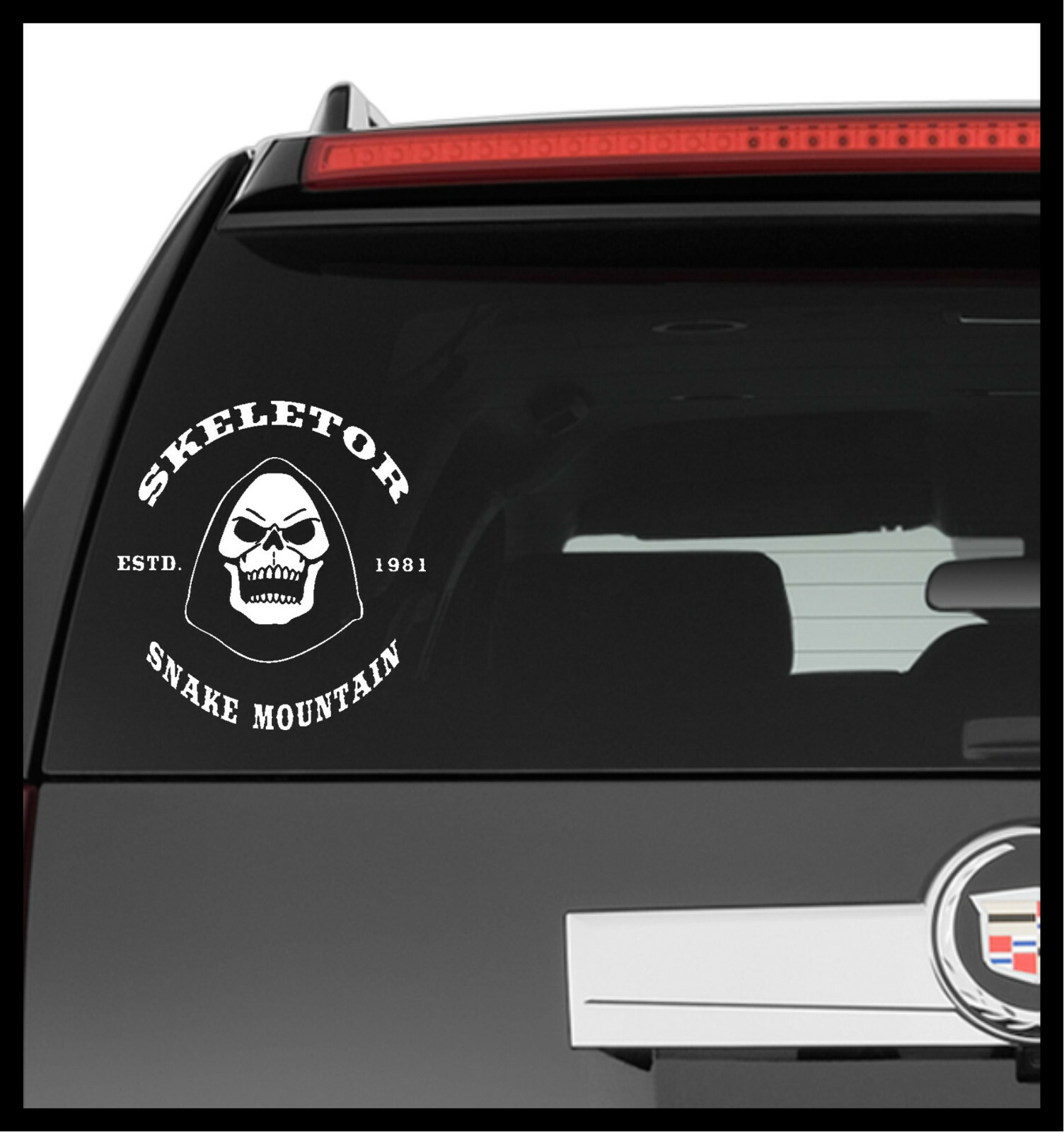 Vinyl Decal Truck Car Sticker Laptop – He-man MOTU Skeletor Snake Mountain