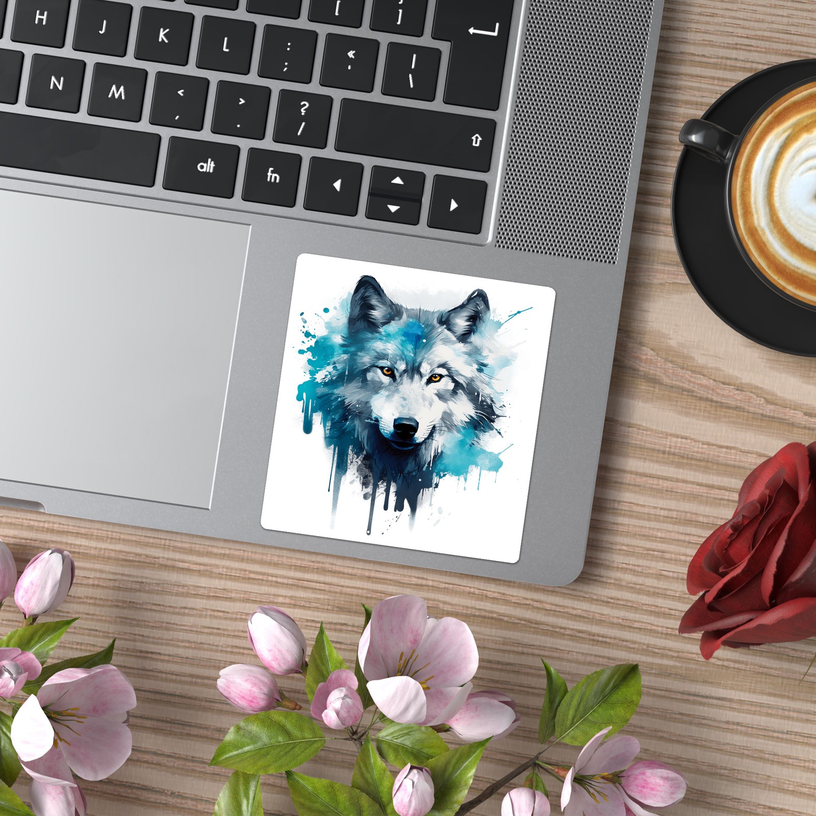 Wolf Coyote Head – Vinyl Decal Sticker – Car Window Laptop – ebn9831