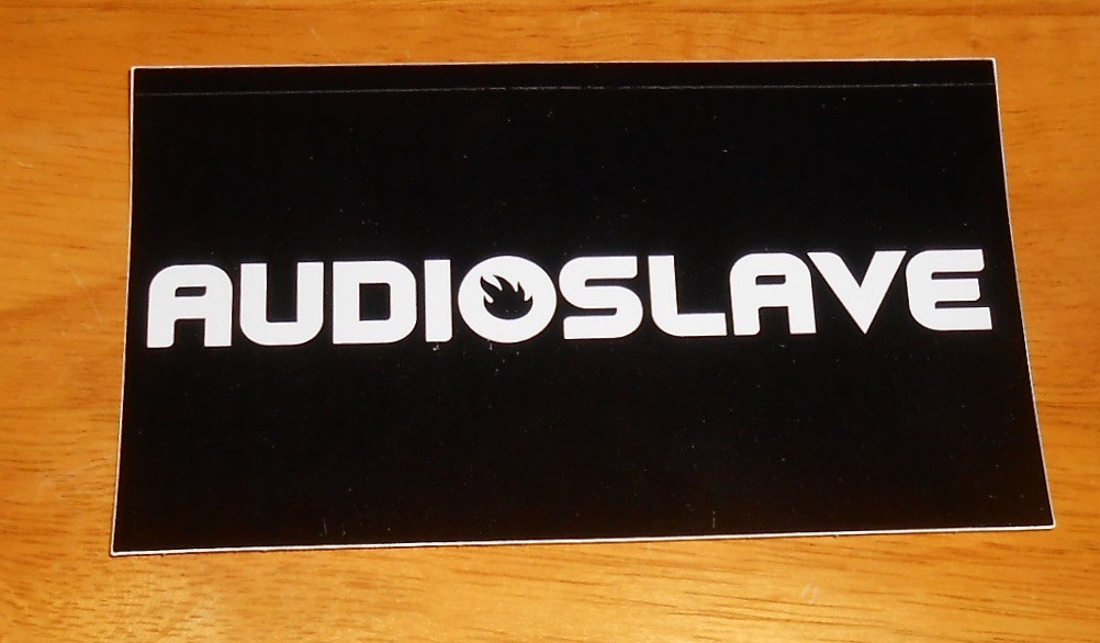 Audioslave Sticker Original 2002 Promo (rectangle) 5×3