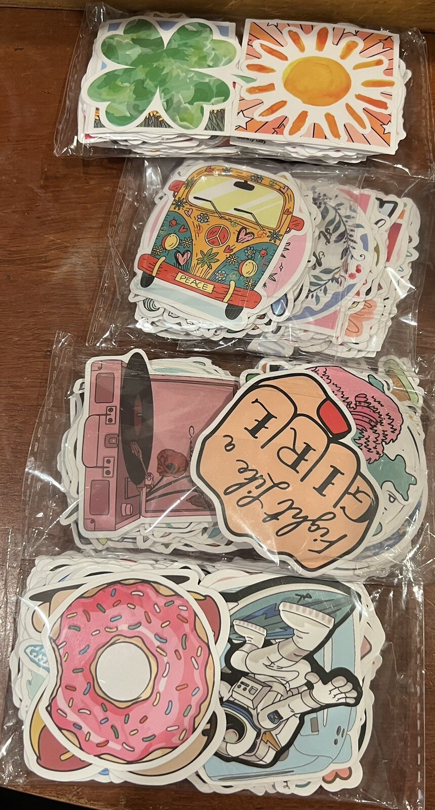 Water Bottle Stickers Qty 400 Kids, Teens & Adults