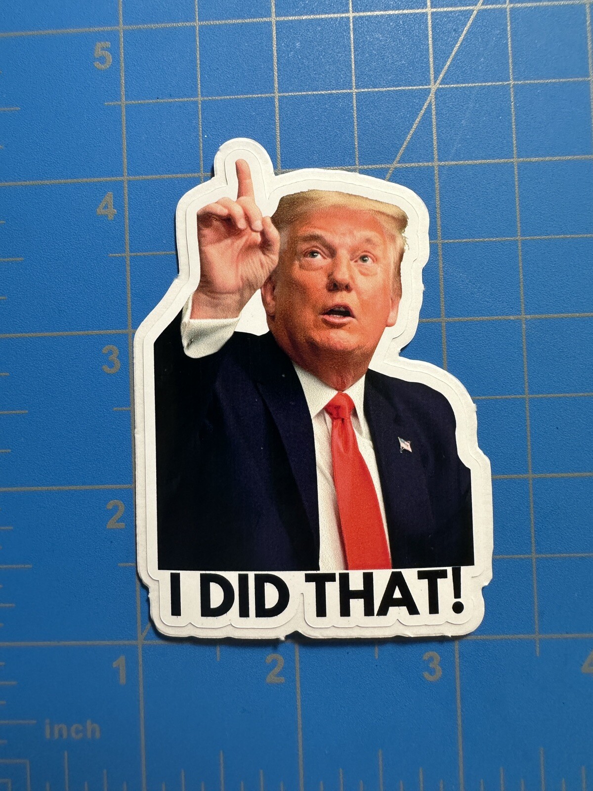 Donald Trump I DID THAT Stickers Decals Car Grocery Price Gas Pump Station 2″