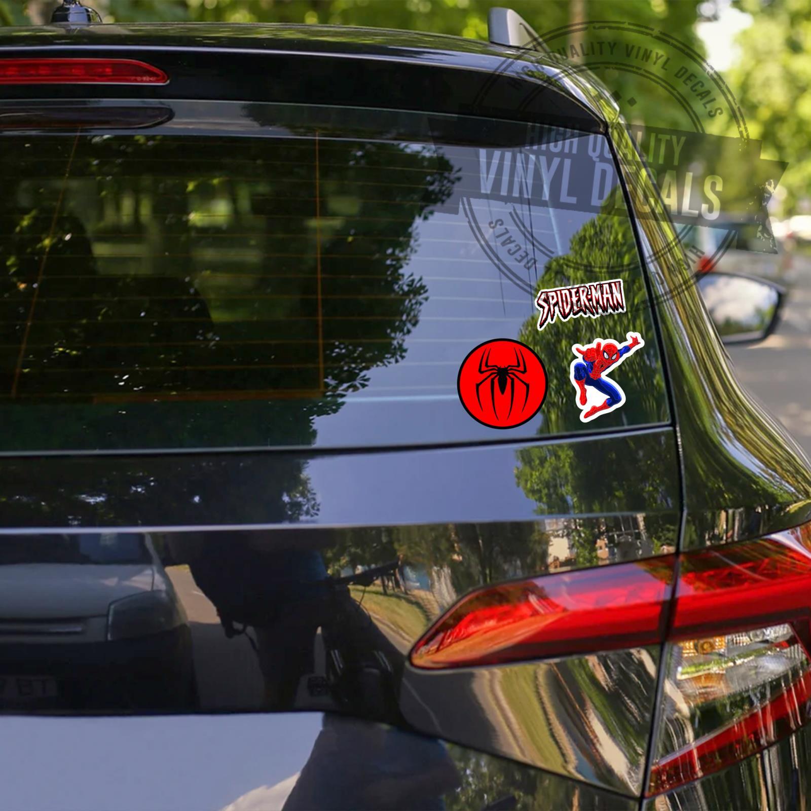 Spider-Man Cartoon Superheroe A4 High Quality Printed Vinyl Decal Sticker Kit