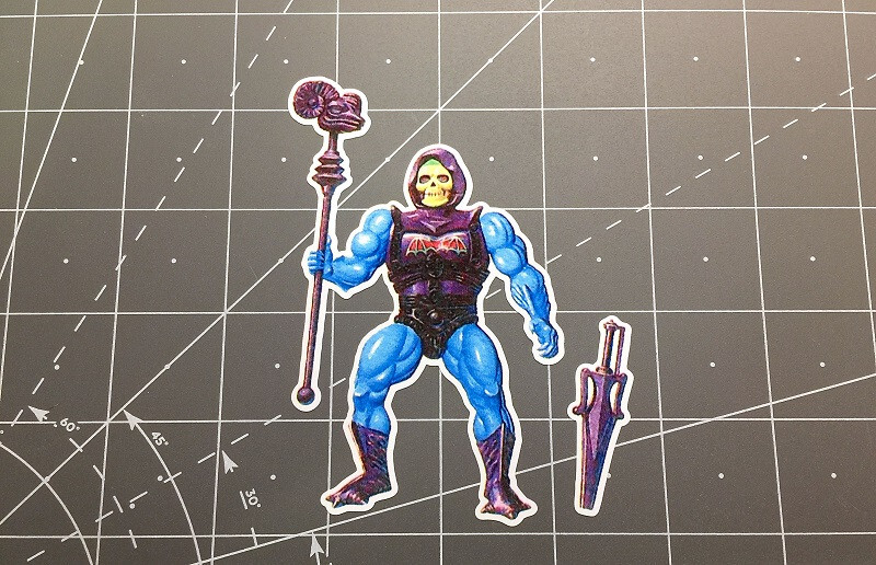 Masters of the Universe MOTU Battle Armor Skeletor vinyl decal sticker He-Man