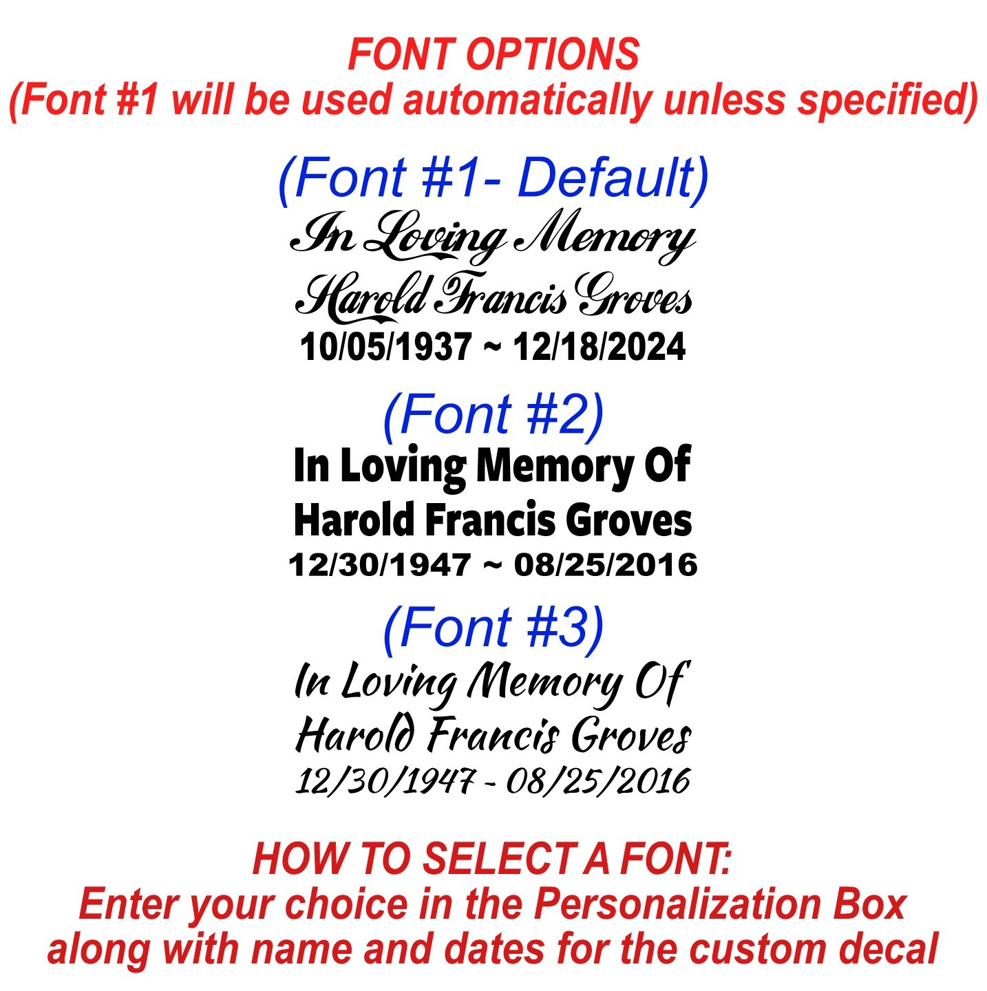 In Loving Memory Of – Navy Anchor Sticker Decal Window Memorial Personalized