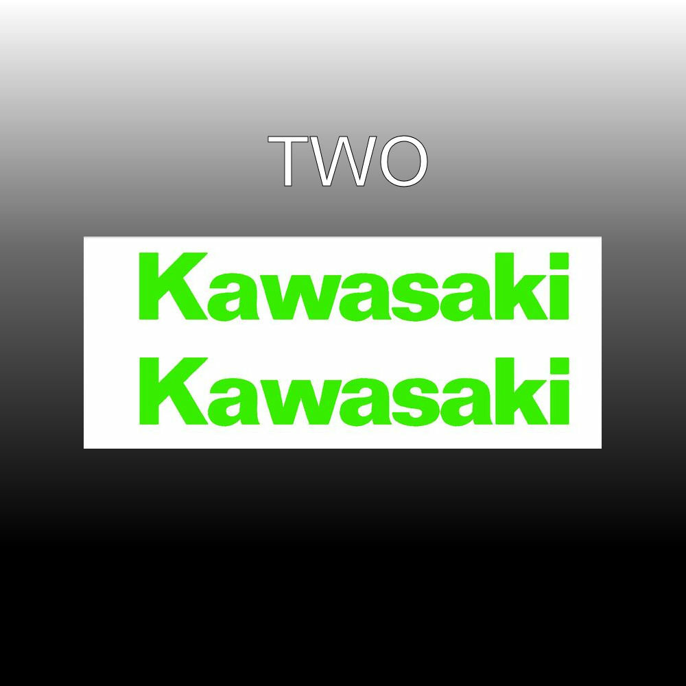 2X Kawasaki Sticker Decal Kawasaki Vinyl Sticker 2x (PAIR) –
