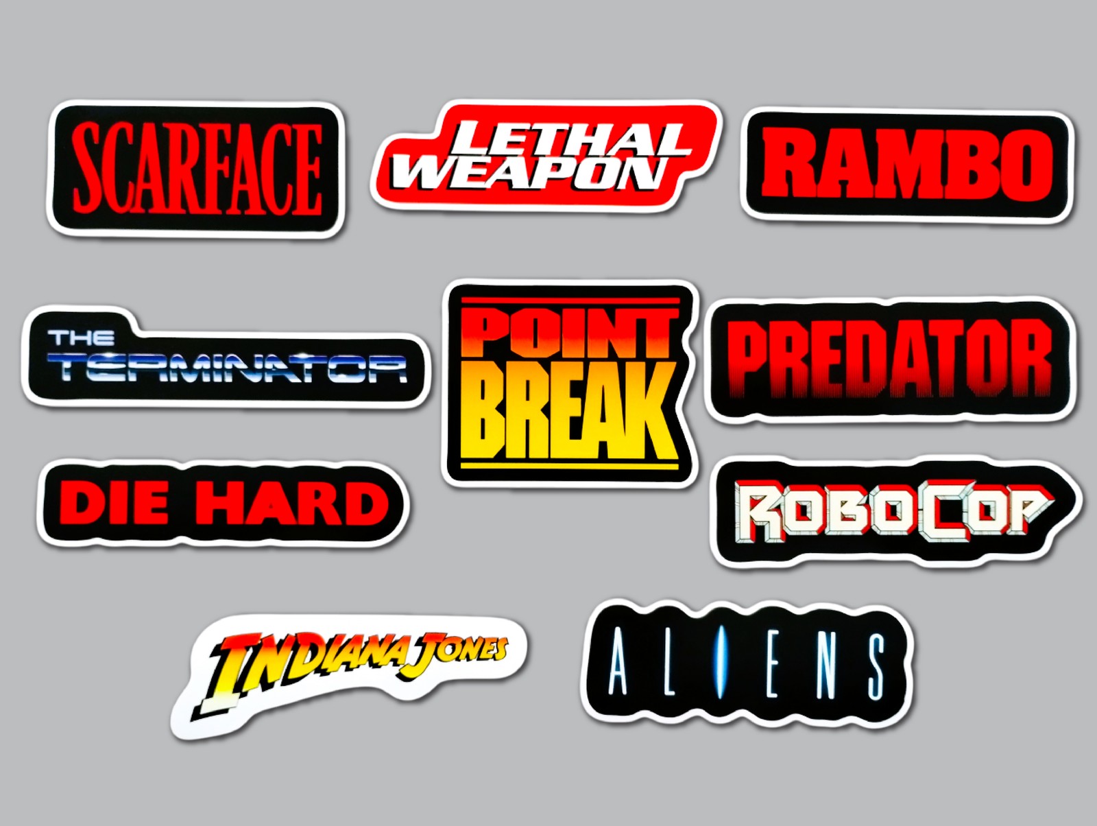 Classic Movie Sticker Lot (10 Stickers) SET 5 action adventure alien sci-fi