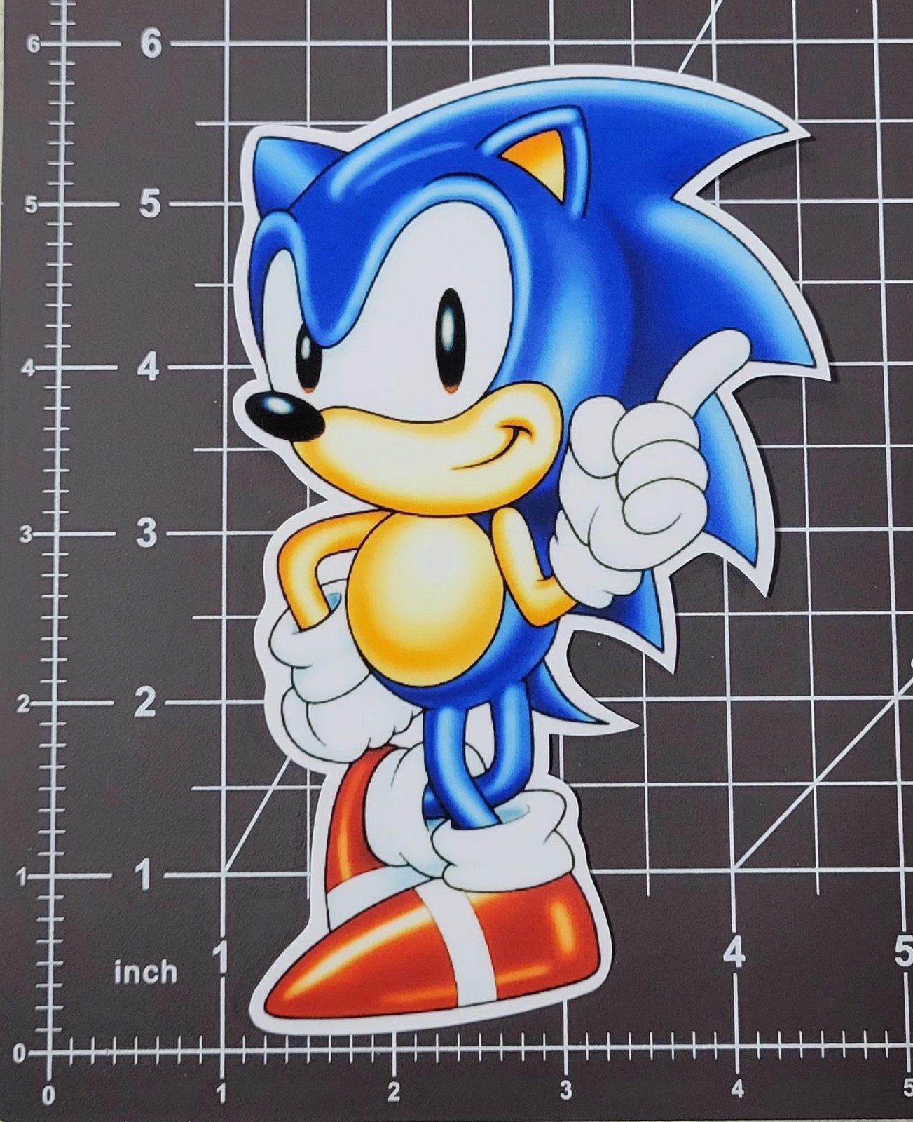 Sonic The Hedgehog Sonic V1 Sticker 6″