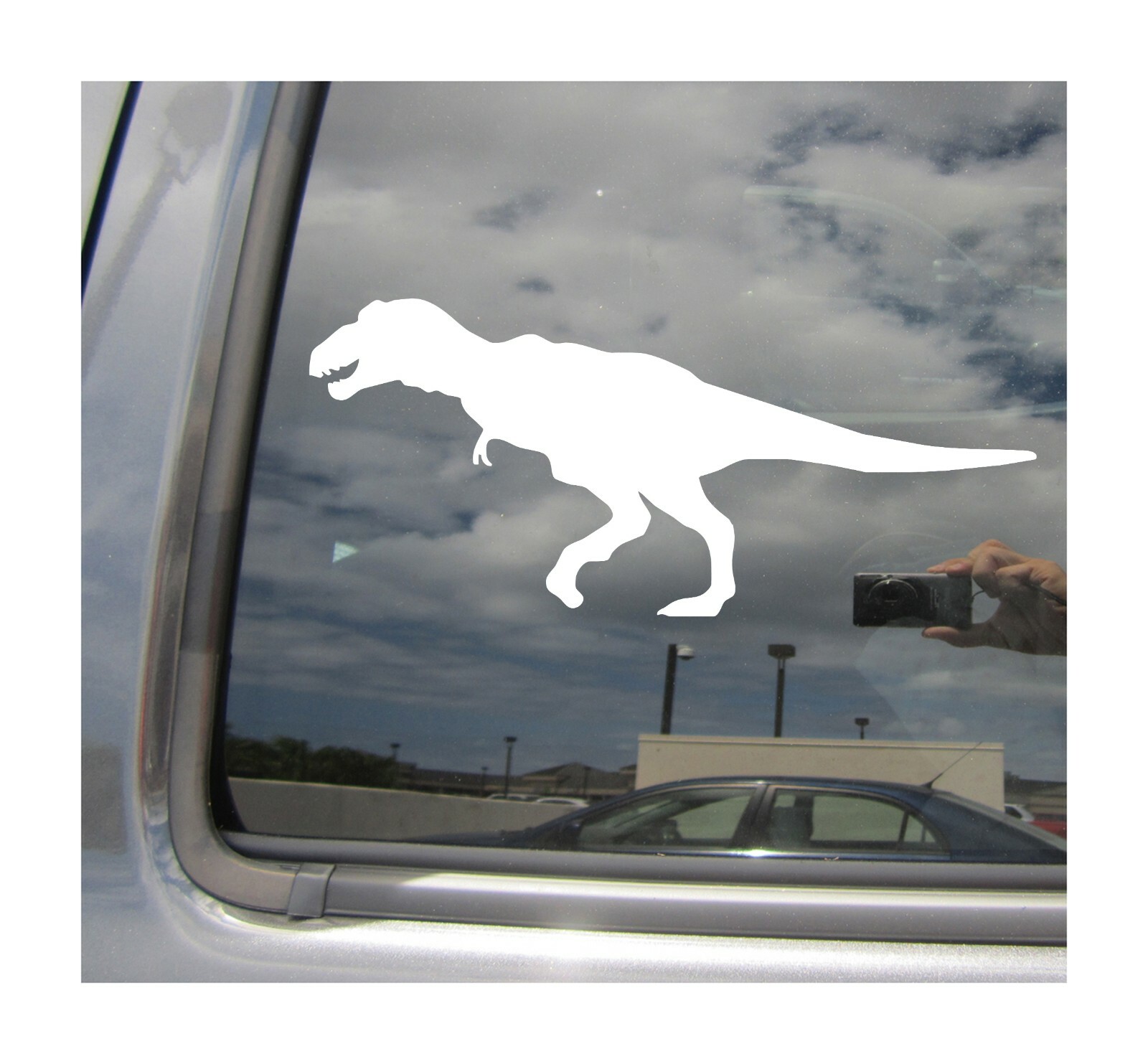 T. Rex Tyrannosaurus Dinosaur TRex Auto Window Quality Vinyl Decal Sticker 01066