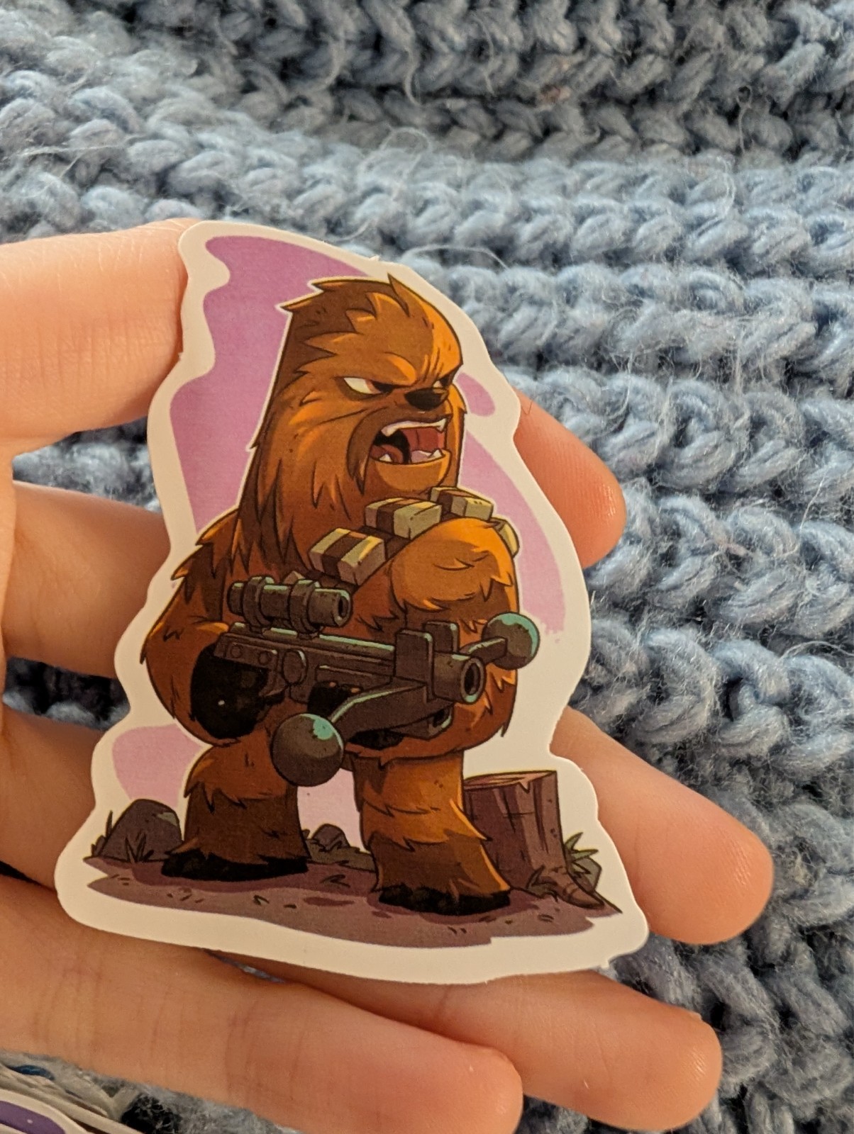 Star Wars Sticker, Star Wars movie sticker, Chewbacca