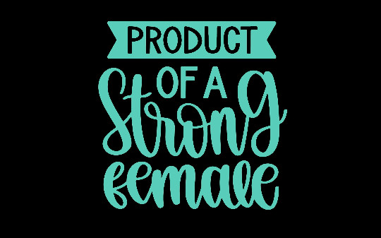 Product of a Strong Female Vinyl Decal