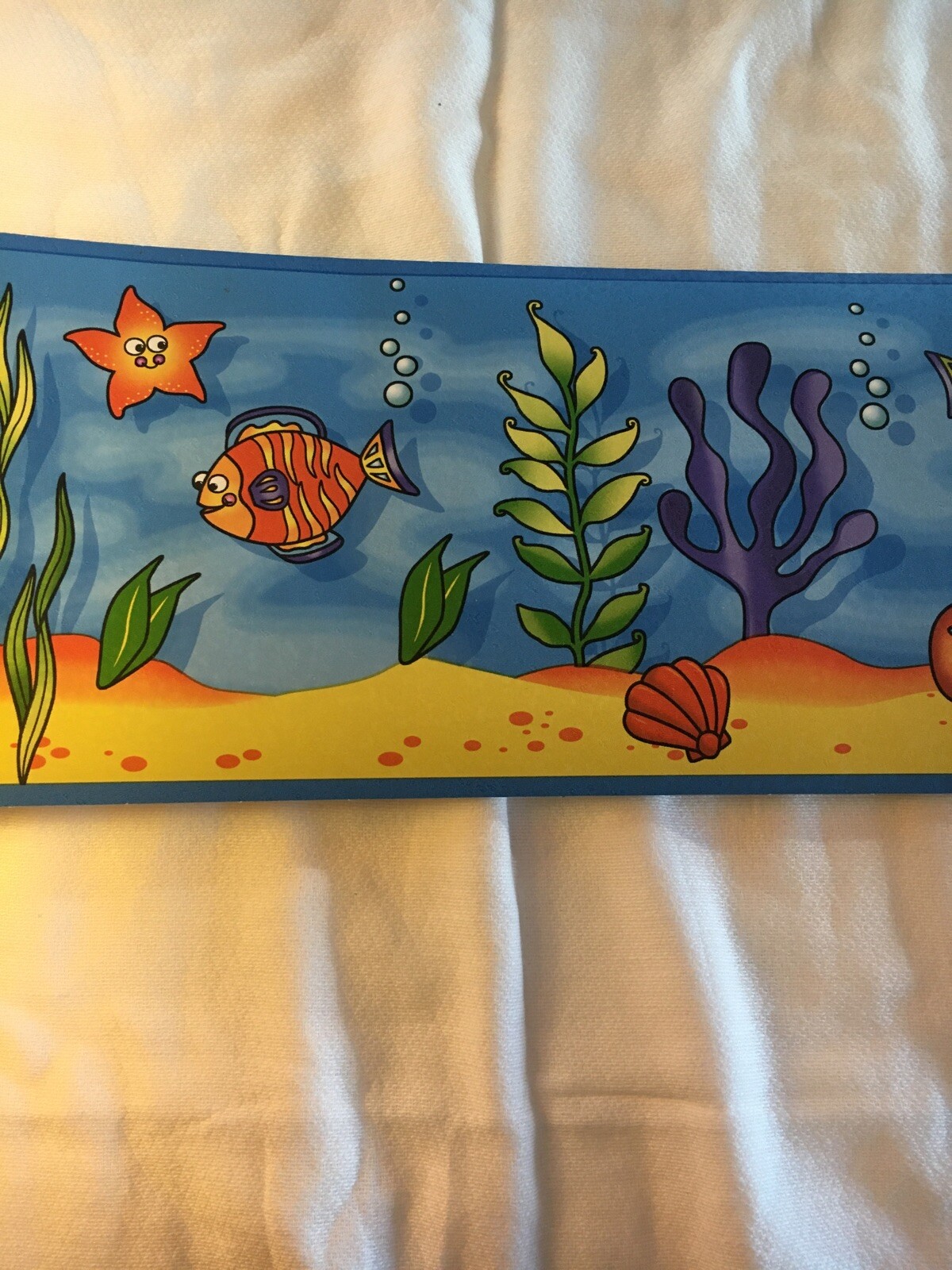 UNDERWATER FRIENDS CUTE SEA SCENE WALLPAPER BORDER. NEW!