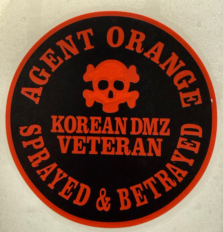 AGENT ORANGE KOREAN DMZ VETERAN Sprayed & Betrayed Vinyl Decal Stickers 5″ X 5″