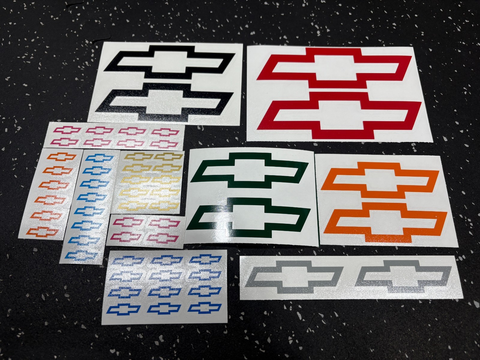 2x) Chevrolet Bowtie Vinyl Decal – 1″ 2″ 3″ 4″ 5″+ Die Cut Chevy Bow Tie Sticker