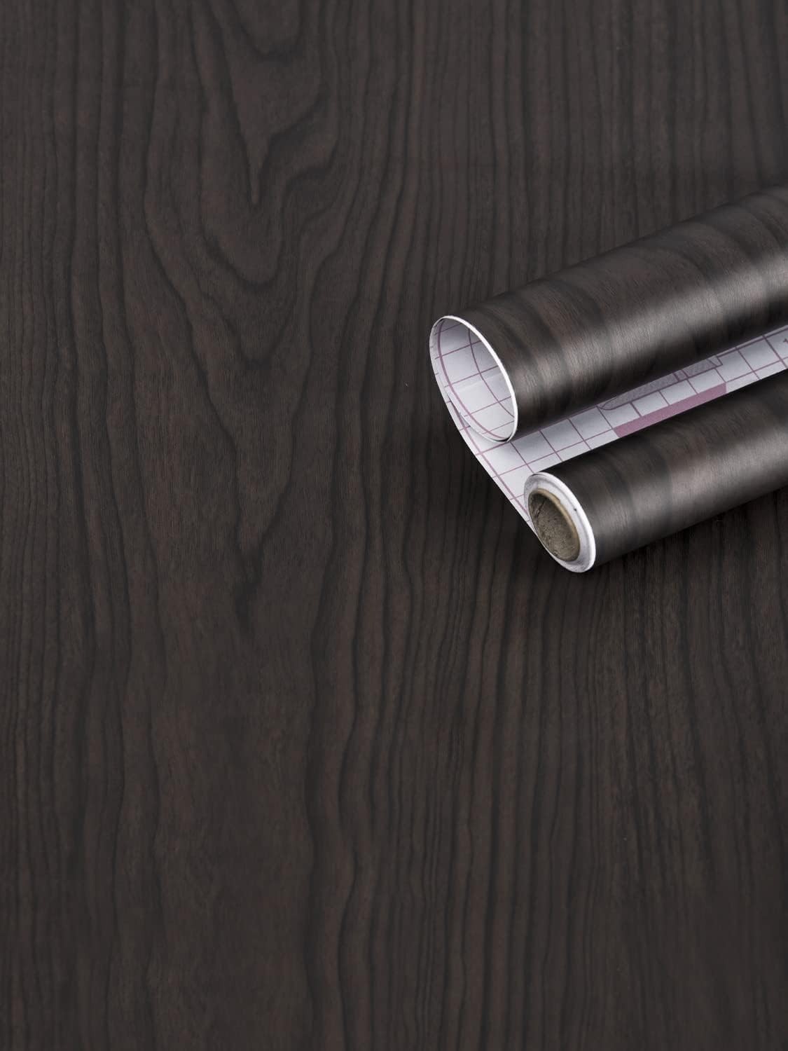 17.3″ x 120″ Pack Of 1 Vinyl Wood, Black