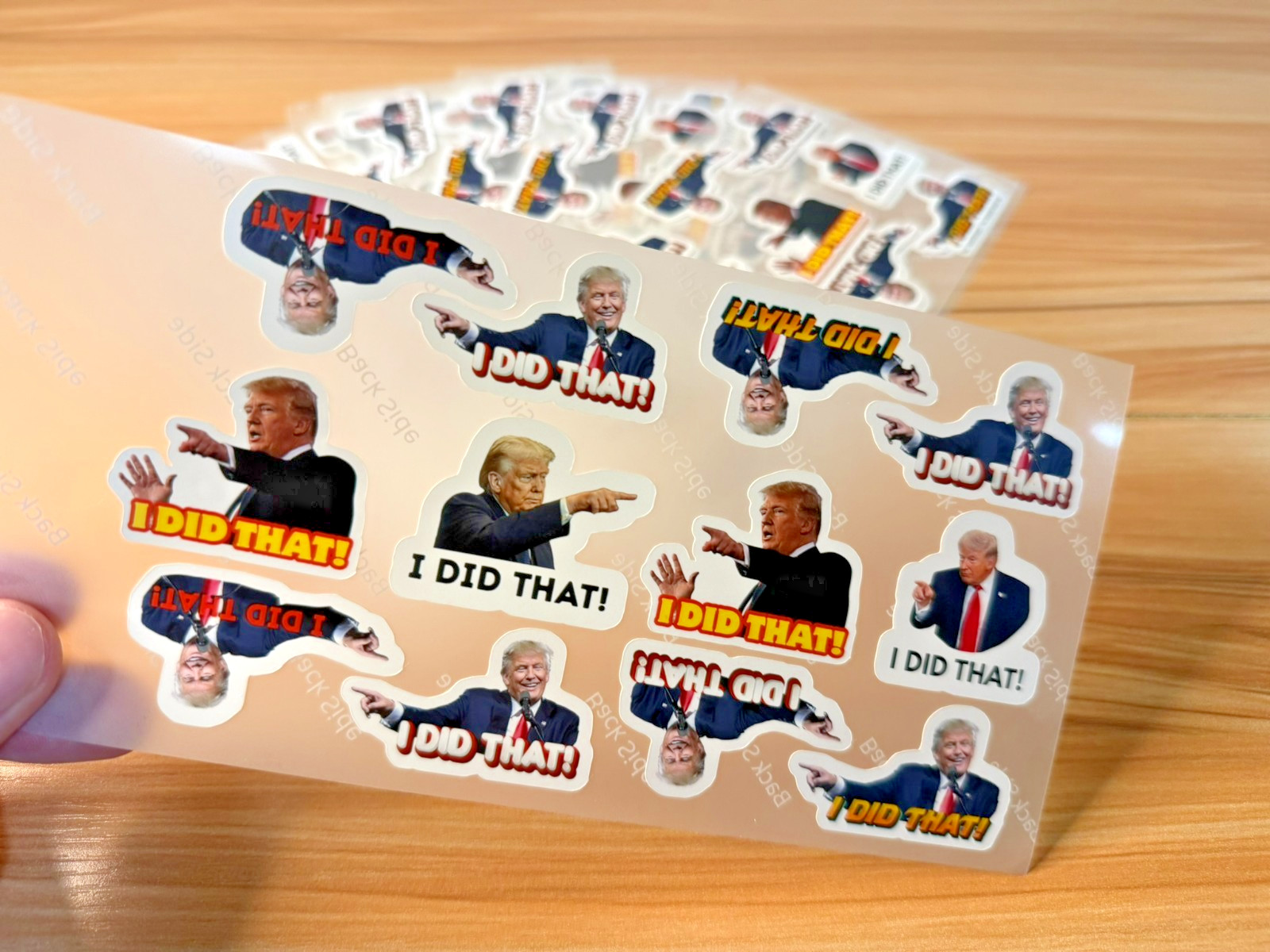I DID THAT Gas Pump Stickers, 1.5″ Mini Assorted Vinyl Waterproof 10-100 pack