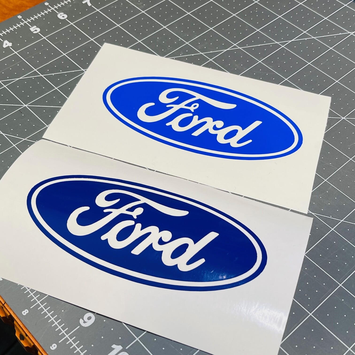 TWO Super Snake Cobra Die Cut Vinyl Decals (L/R Pair) Shelby Ford Mustang Bronco
