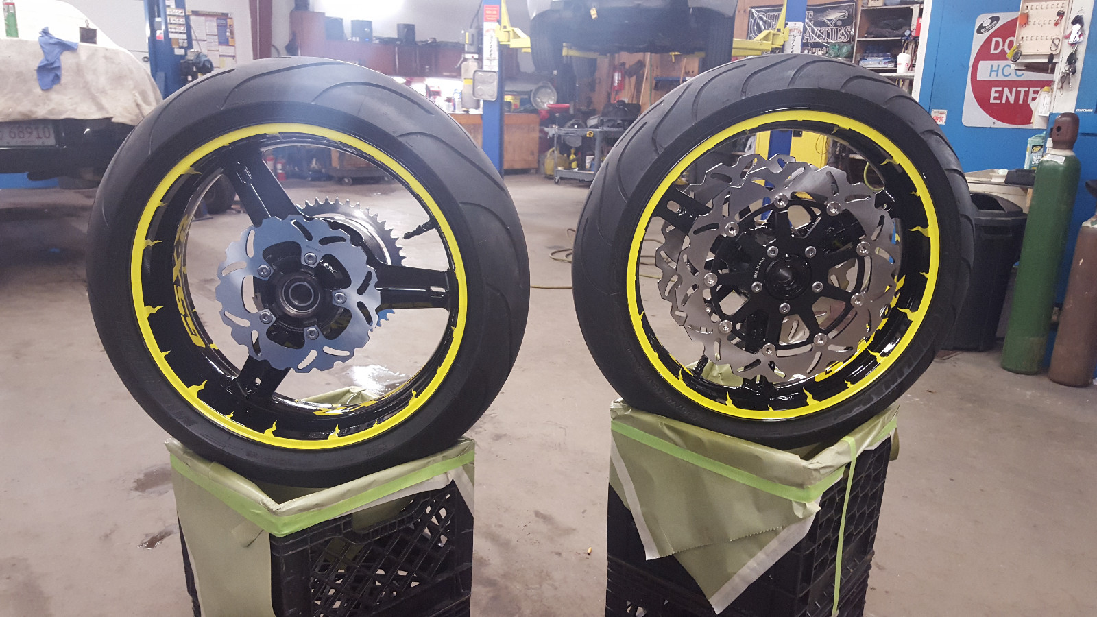 CUSTOM RIM STRIPES WHEEL DECALS STICKERS TAPE GRAPHICS SUZUKI GSXR 600 750 1000