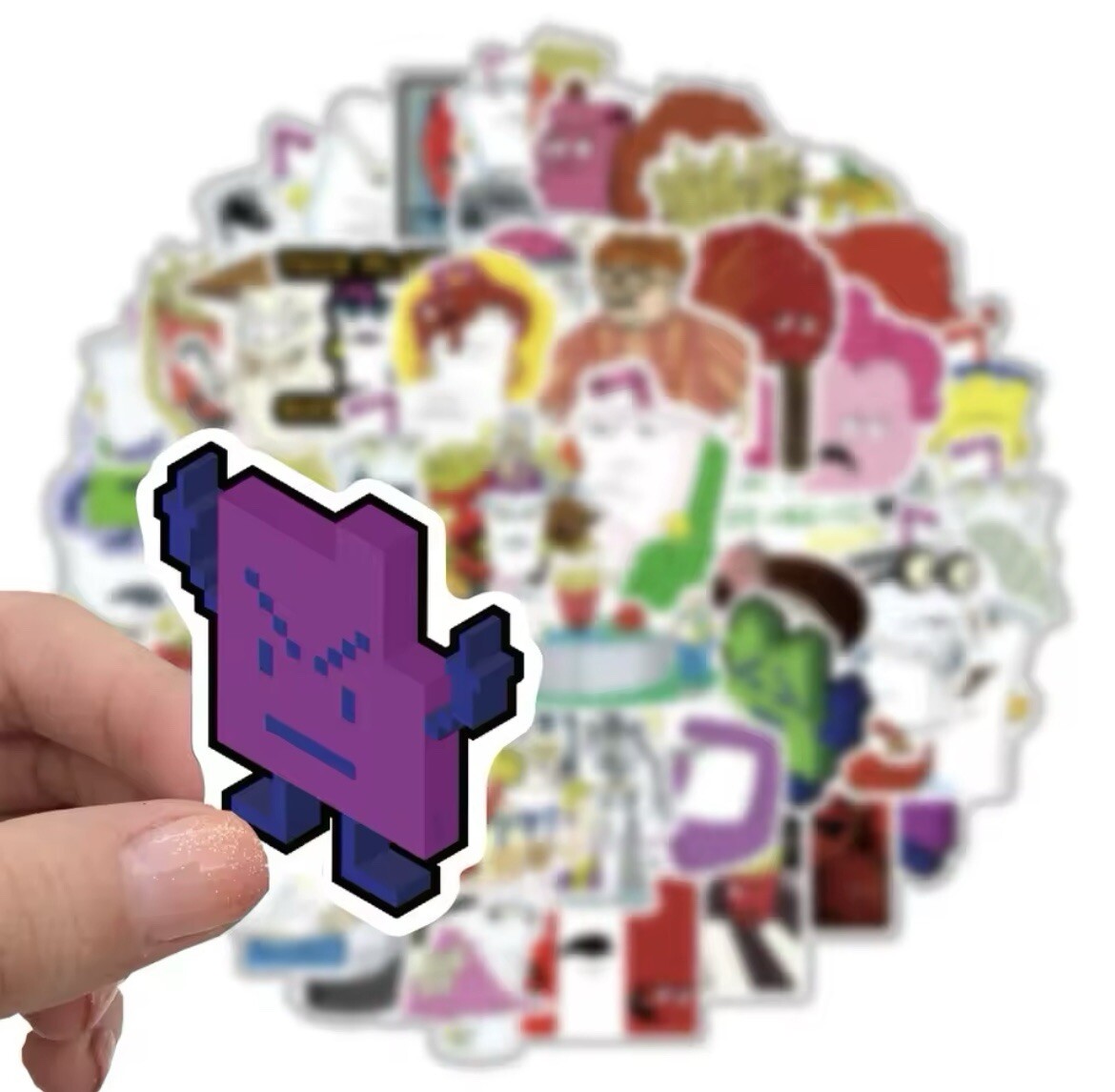 Aqua Teen Hunger Force Stickers 50pk Shake Meatwad Frylock Mix Fun Random Mix