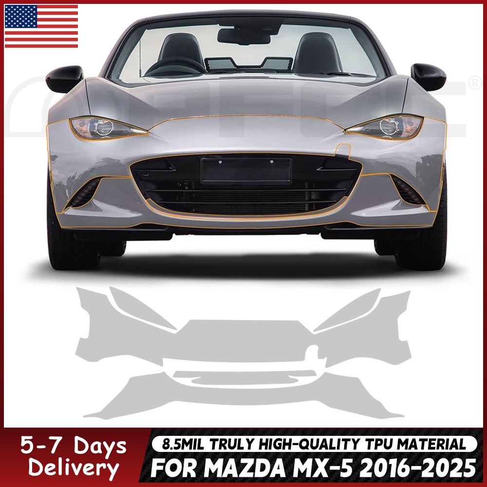 For Mazda MX-5 MX5 2016-2023 Paint Protection Film TPU PPF Pre-Cut Kit
