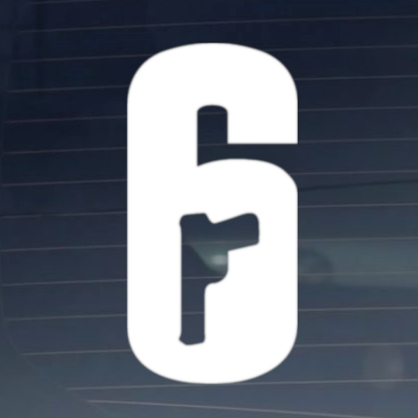 Rainbow six siege CNC cut Decal Vinyl Sticker -Pic from multiple colors! O651
