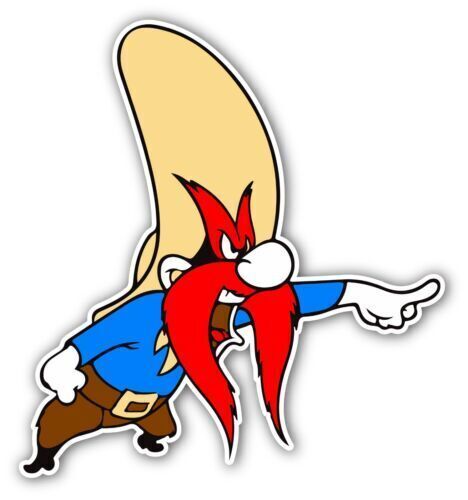 Yosemite Sam Sticker Decal Laptop Wall Car Phone Kids