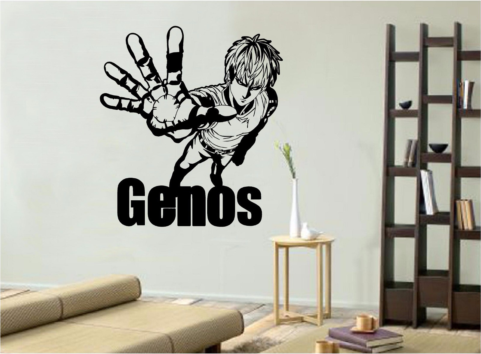 Vinyl Wall Decal. Sticker. Wall. One Punch Man – Genos (22in x 20in)