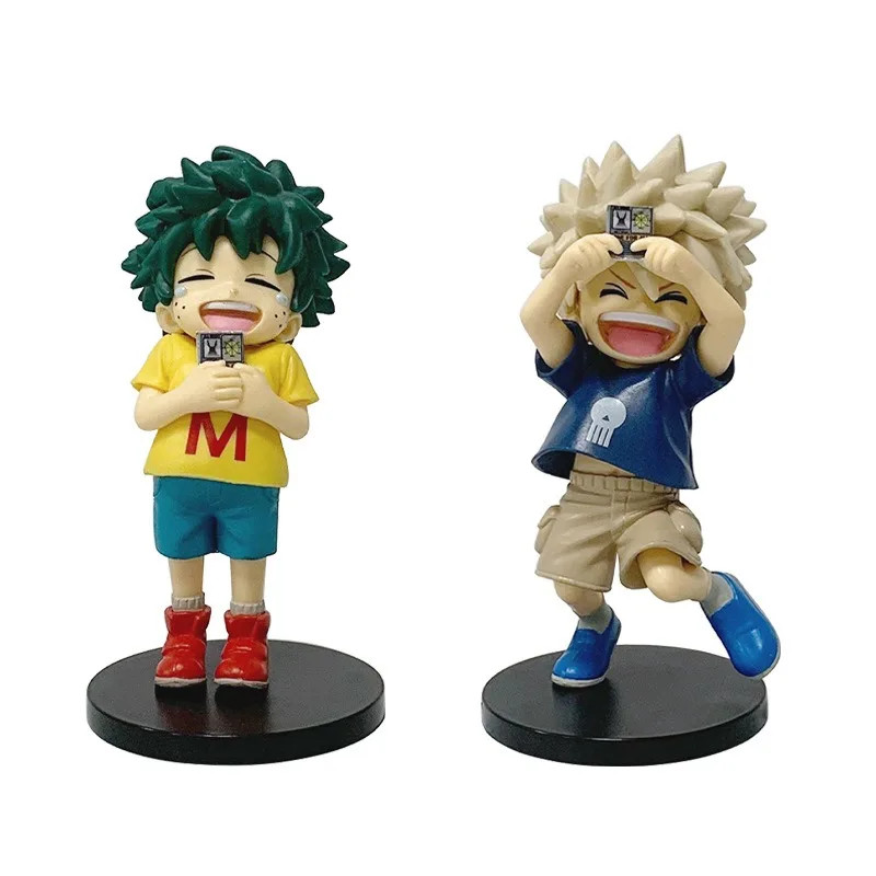 Hit Japanese Anime My Hero Academia 11cm Mini PVC Figures, Cute Chibi Midoriya I