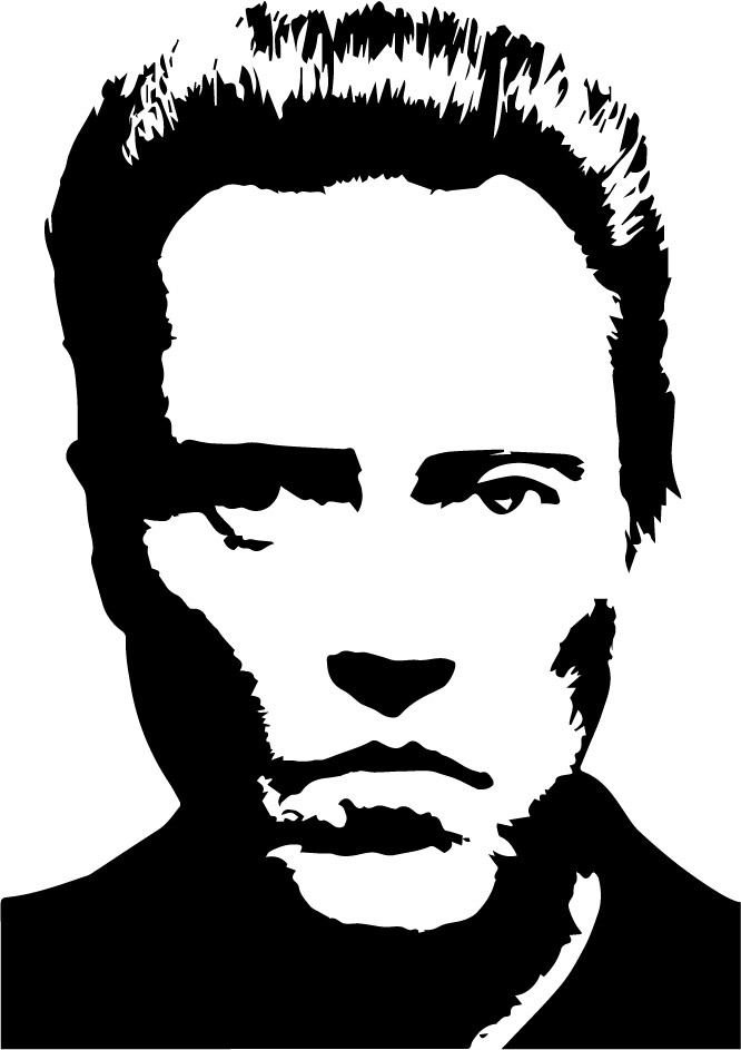 Christopher Walken VINYL DECAL bumper sticker, car, window, laptop, cup, wall